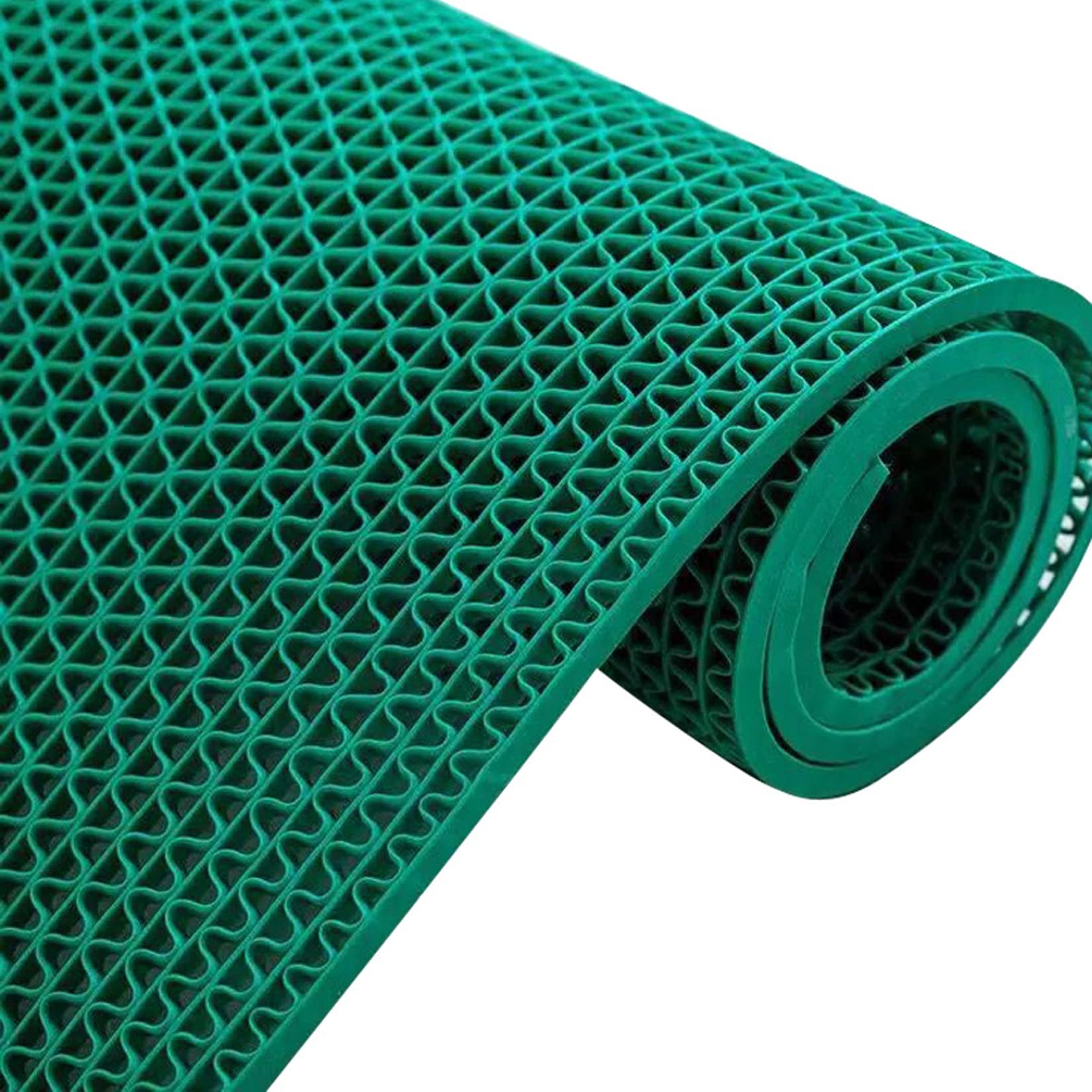 Drainage Non Slip Floor Mats Wet Area Commercial Mesh Rubber Flooring Mat Garage Pools Restaurant Bathroom Patio Outdoor Indoor Drain Splash Rug Mat,Blue,1.2×1M/4×3.3FT — Amazon image 8