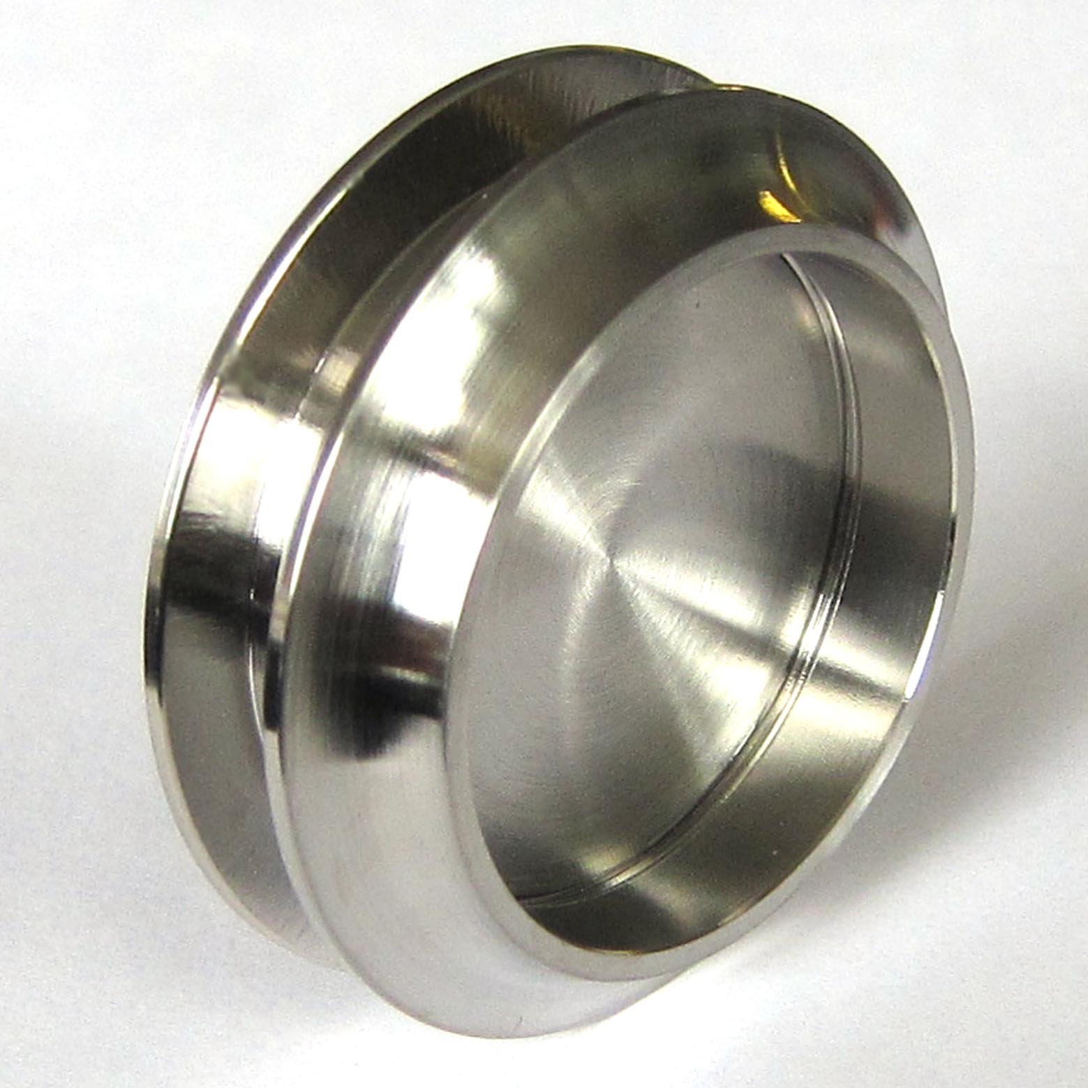 BM2-775-AS: Schiebetürsystem mit ESG 775x2050x8mm Dekor M2, Siebdruck; Schienensystem ALU SlimLine SoftStop; Griffmuschel