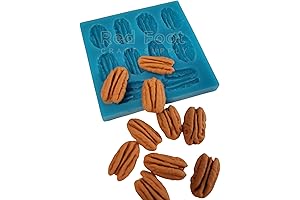 Exquisite Pecans Silicone Mold with 10 Cavities for Your Candle Making Delights