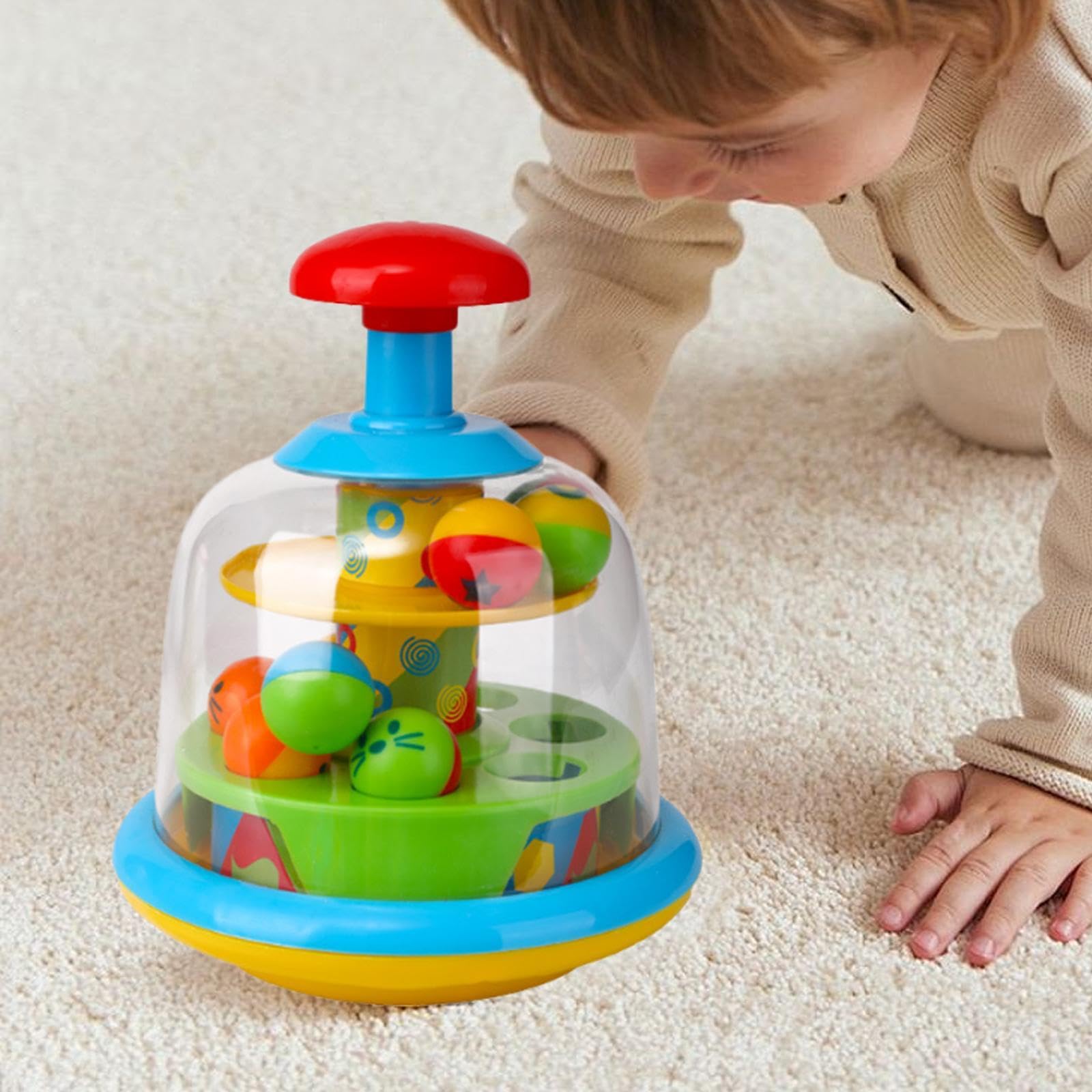 Gioco Sensoriale con Palline Scoppiettanti per Bambini Dai 12 Mesi in Su.