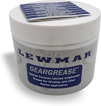Lewmar Winch Grease, 10.5 oz Tube Winch Maintenance Grease with Solid Activation and Load-Carrying Features for winches, windlasses, Steering Gears, Trailer Wheel Bearings, Hydraulic Equipment