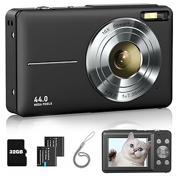 デジタルカメラ 1080p 動画撮影 9600万画素 8倍 32GB 白 デジカ Amazon | SRAR デジタルカメラ 1080p対応 動画撮影 4800万画素 8