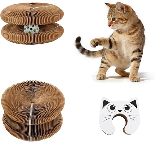 Trvecvxa Kratzbrett Katze, Magic Organ Cat Scratching Board, Katzenkratzbretter,