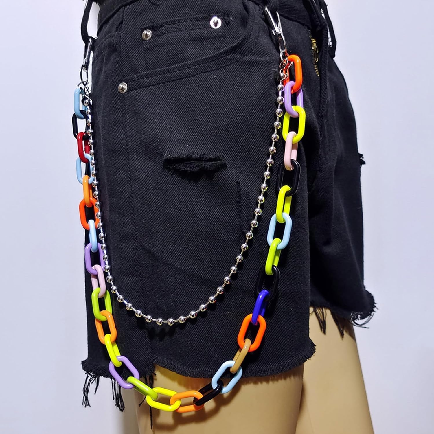 Pants Chain for Women Star Jean Chain Y2K Waist Chain Accessory image 3