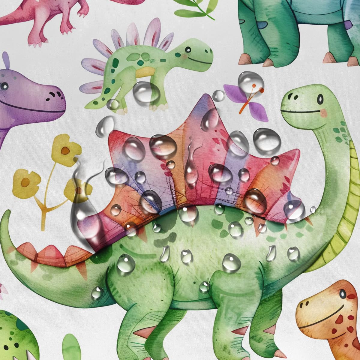 dinosauro tovaglia da esterno con foro dell'ombrello cerniera divertente dinosauro 152 x 152 cm tovaglia impermeabile in tessuto di poliestere copritavolo per patio tavolo da picnic