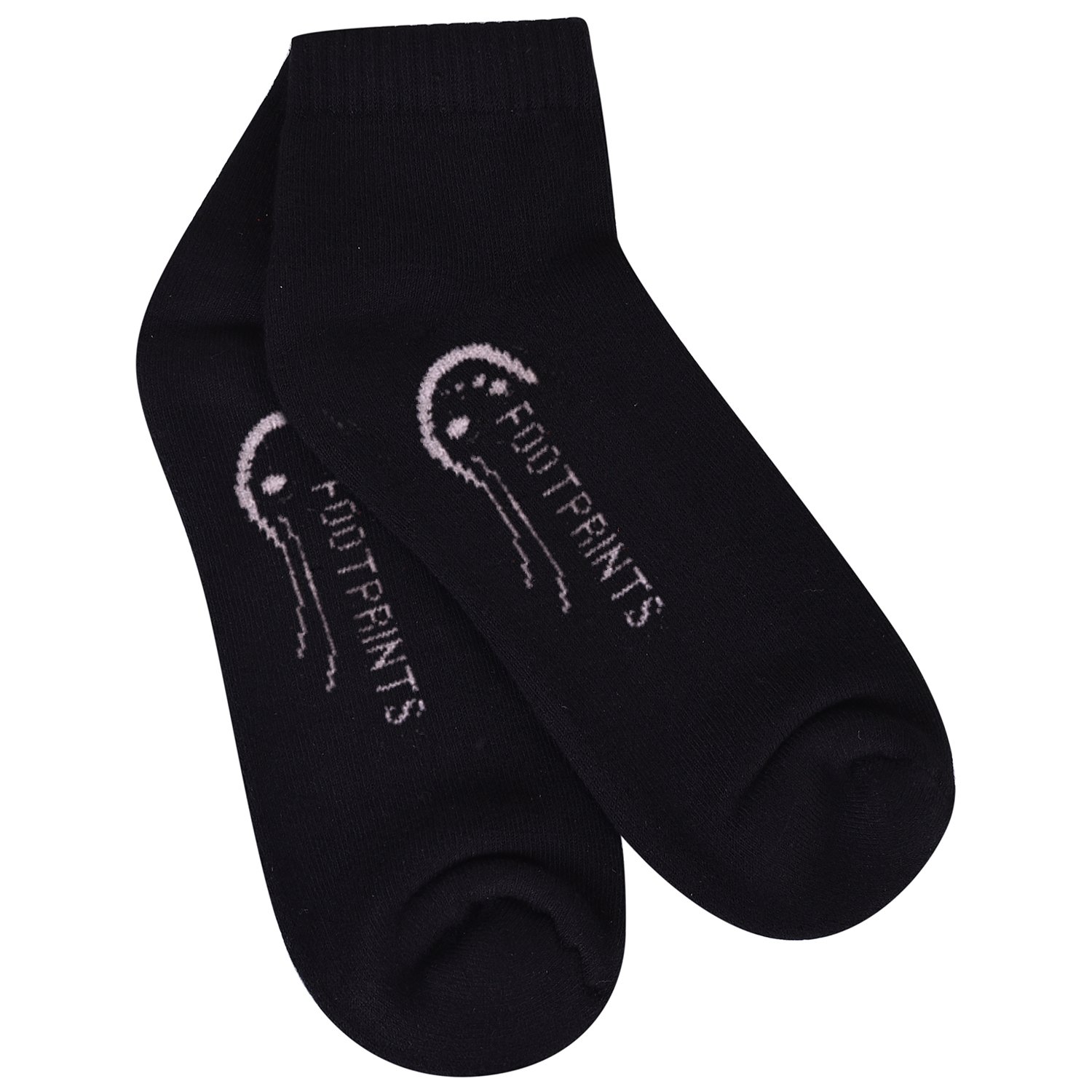 Organic Black Ankle Unisex Socks-image-49