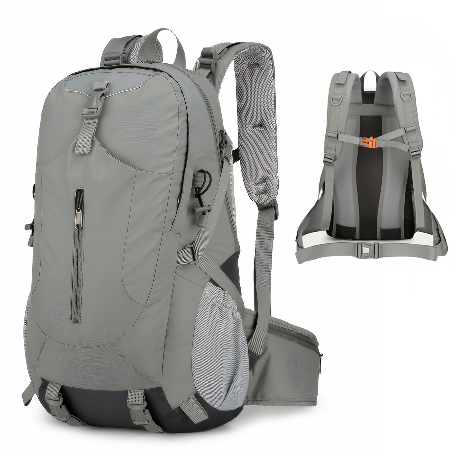 Long Keeper 40 Litri Zaino Trekking Uomo Donna Leggero Zaino Montagna Alpinismo Impermeabile Porta PC 15.6 Pollici Zaino Outdoor per Equitazione Campeggio Viaggio