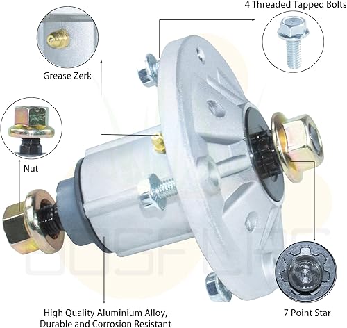 Vista 15 de GY21099 - Kit de husillo reemplaza John Deere D170 Husillo John Deere E180 Husillo LA175 Husillo GY20867 GY20592 para John Deere LA175 G110 190C