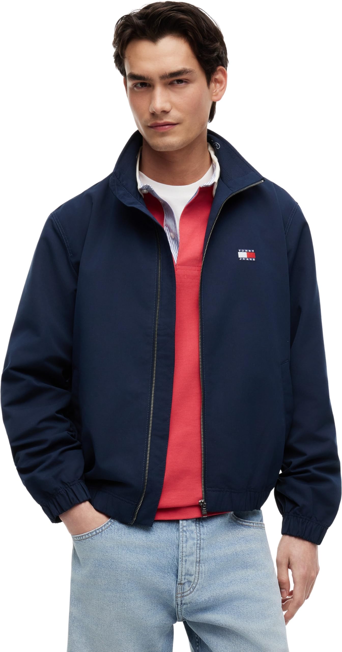 TOMMY JEANS Blouson + Dark Night Navy + Größe XL