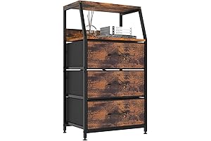 3-Drawer Nightstand Organization Drawer