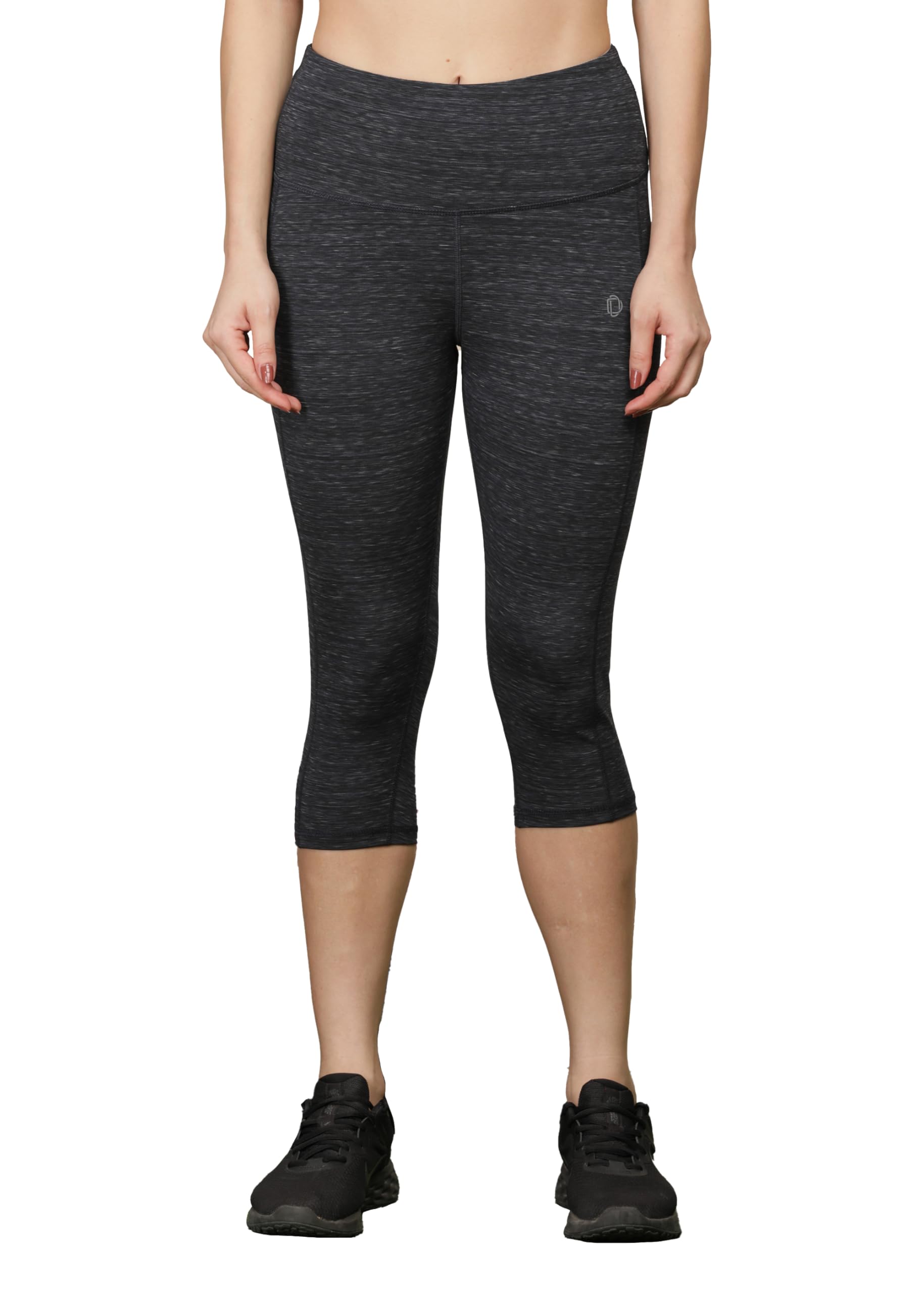 dollar Women's Microfiber Anti Bacterial Elastane Stretch Sports Capri-picture-10