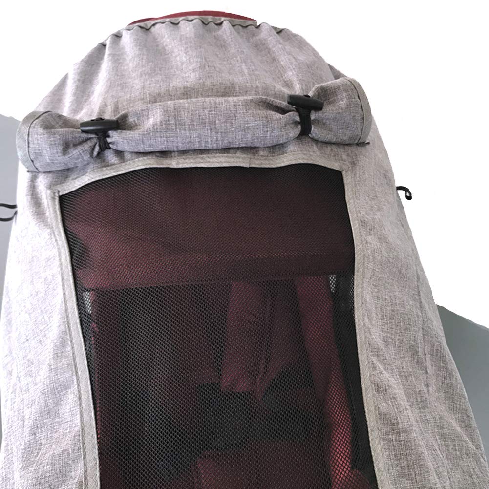 Parasol przeciwsłoneczny dla dzieci, uniwersalny wózek przeciwsłoneczny do wózka, zadaszenie do wózka dziecięcego, ochrona przed promieniowaniem UV i okno dachowe, zabezpieczona zatrzaskami i elastycznymi taśmami, roleta zaciemniająca dla buggy