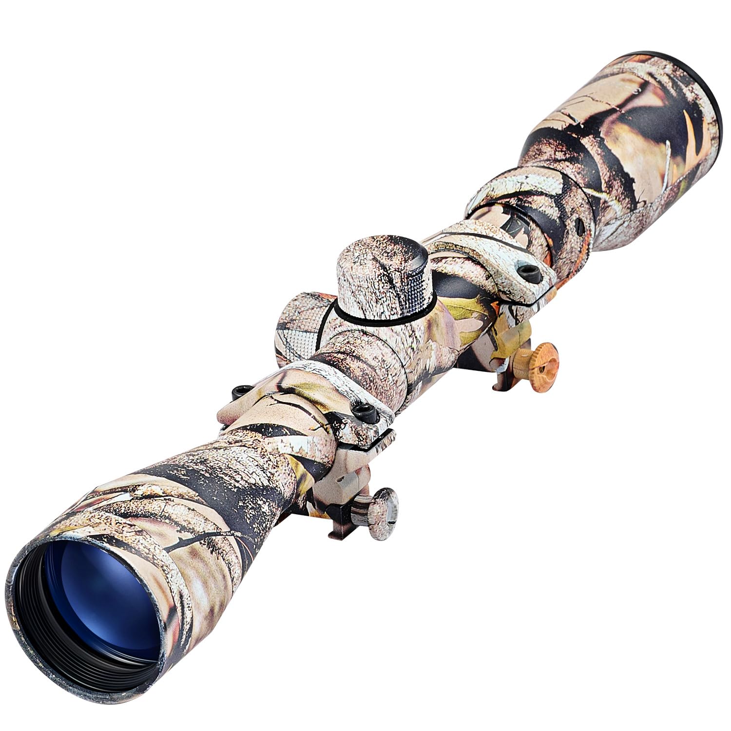 Pinty 3-9X40 Red Green Rangefinder Illuminated Optical Rifle Scope