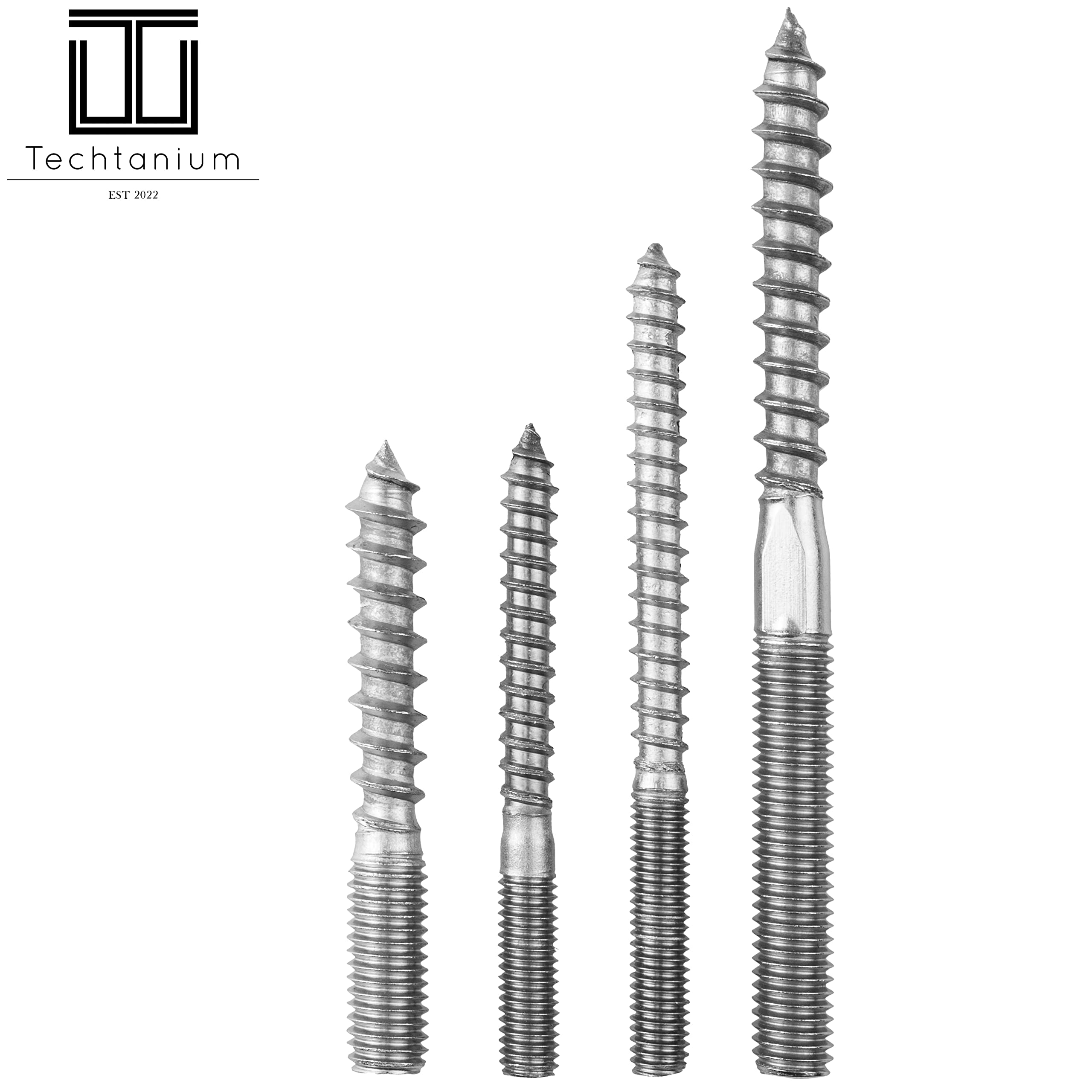 Stockschrauben 10 x 140 mm aus Edelstahl A2 (50 Stück) | Schraubstifte | Doppelgewindeschrauben | Edelstahlschrauben