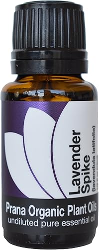 Lavanda orgánica SpikeAceite Esencial 100 puro sin diluir Aceite por prAna orgánicos plantas aceites esenciales de grado Terapéutico