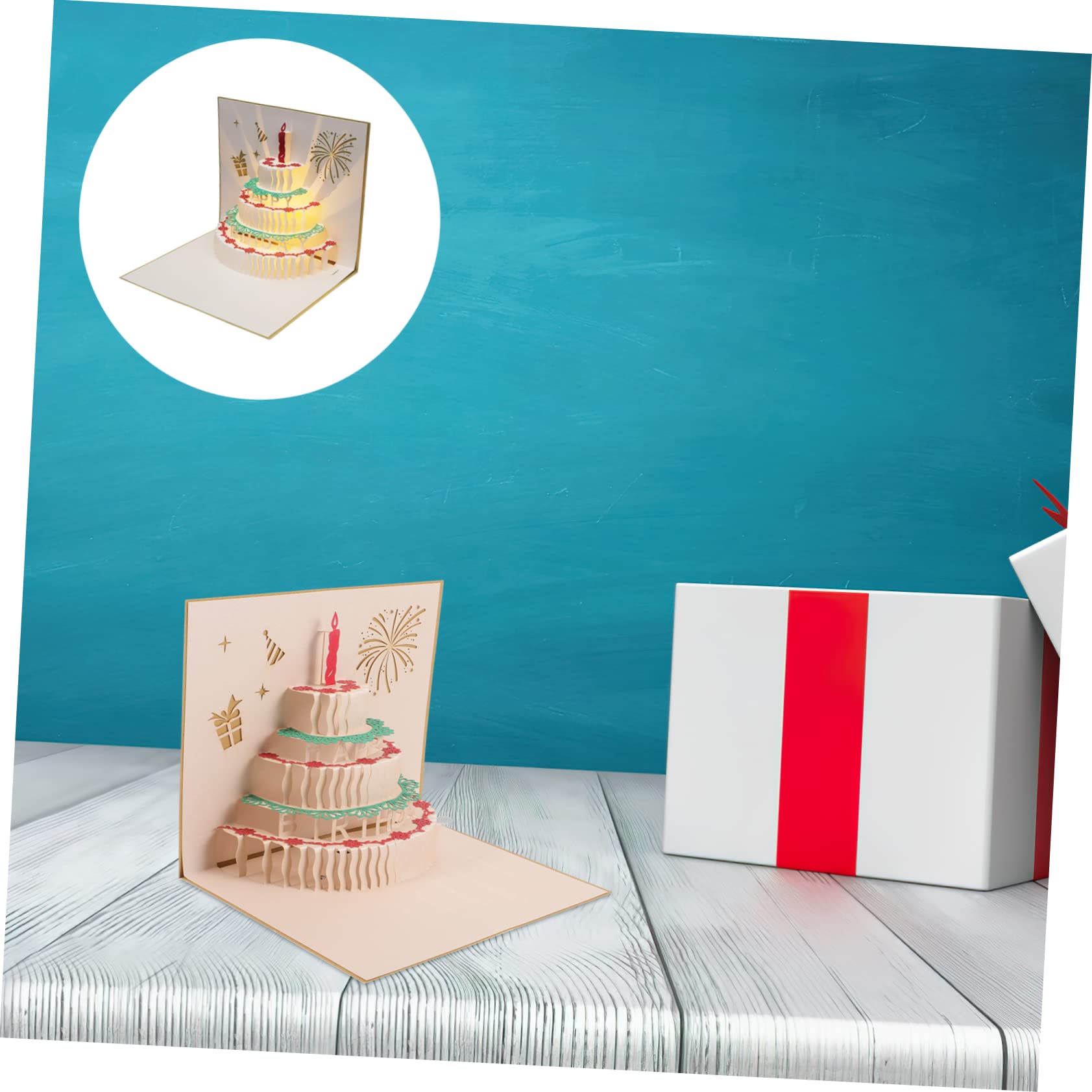 Abaodam 3stücke Geburtstagskarte Mit Musik Und Licht Kreative Glückwunschkarte Für Besondere Anlässe Handmade Geburtstagsgeschenk Für Freunde Und Familie Stilvolles Design Aus