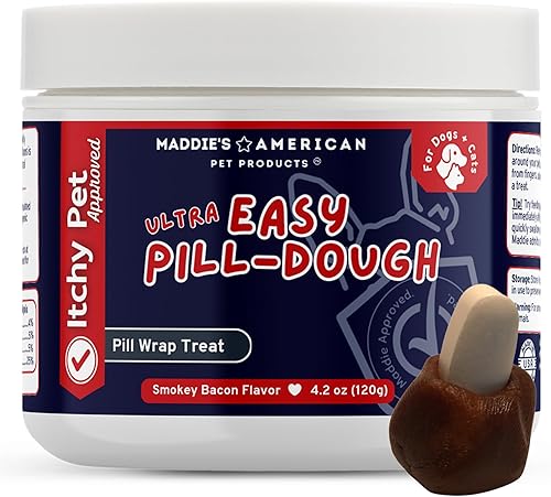Maddie's American Pet Products Easy Pill Ultra - Envoltura para perros – Bolsillo para ocultar píldoras hipoalergénicas, bolsa o envoltura – Fórmula