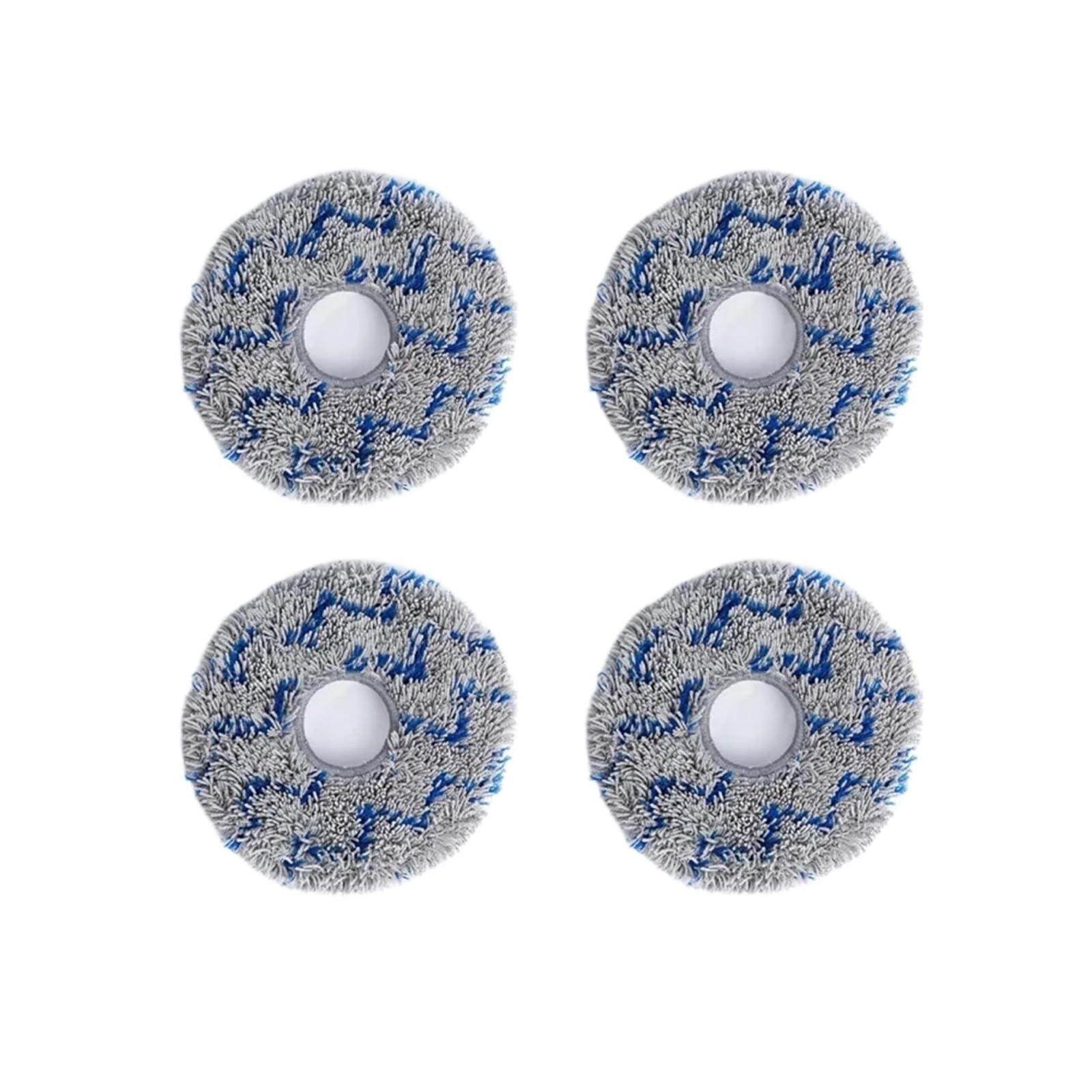 VIXWDRUTY Mop Cloth，Compatible For Deebot，T30 Pro，Compatible For Omni，T10 T20/T30s Combo X1 X2 /Robot Vacuum Cleaner Mop Pads Accessories Parts(4pcs)