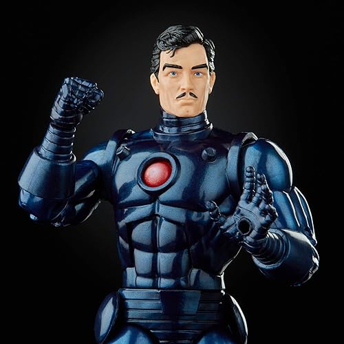 Miniatura 6 de Marvel Hasbro Legends Series - Figura de acción Stealth Iron Man de 6 pulgadas, incluye 5 accesorios y 1 pieza Build-A-Figure, diseño y articulación