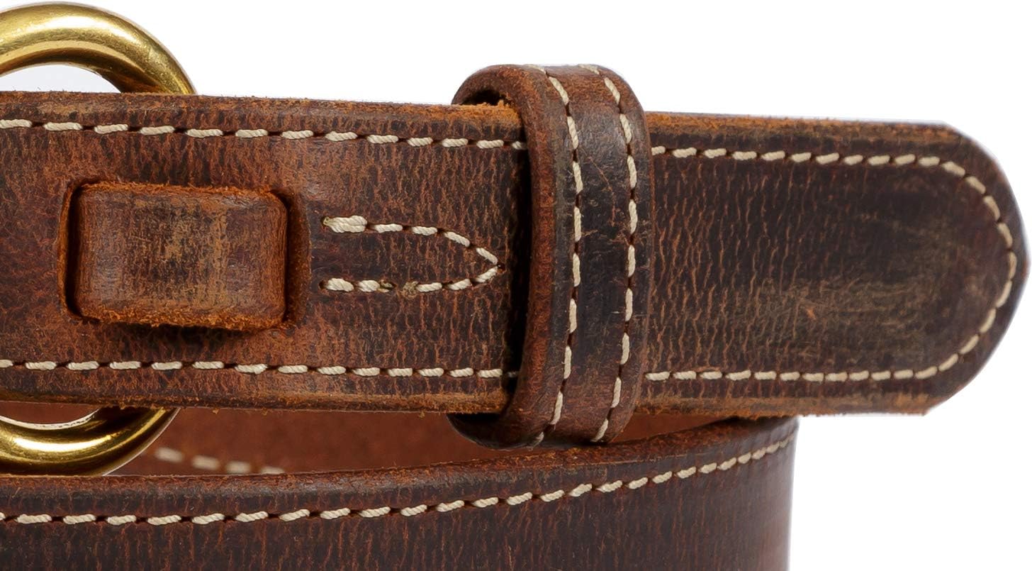 Hoof Pick Style Leather Belt, 100% Full Leather, Amish Crafted in Lancaster, PA