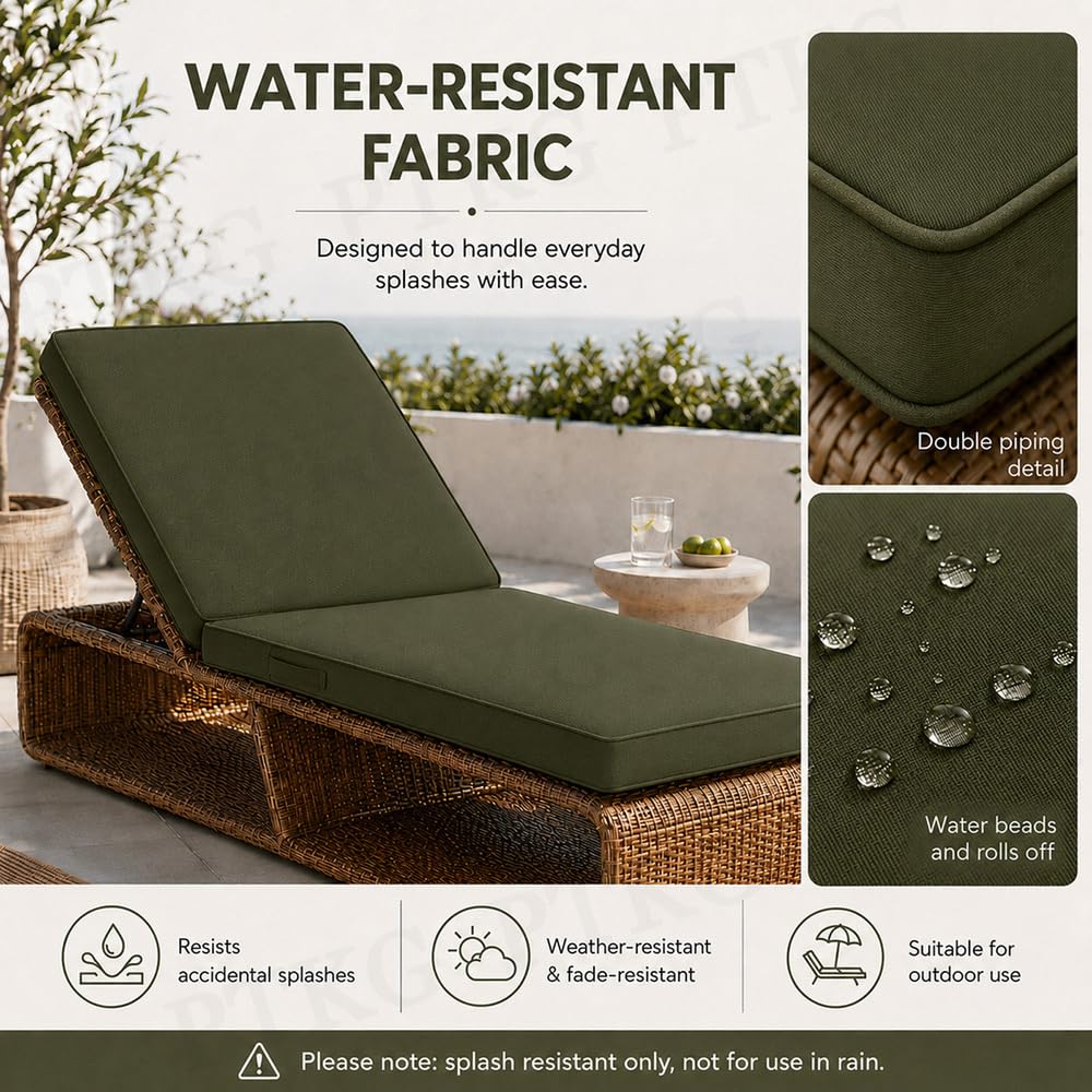 Matelas Plage Finition Passepoil Coussin Transat Bain de Soleil