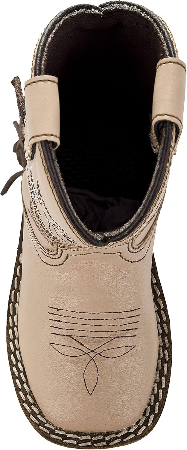TuffRider Children's Tan Fringe Bootie, Brown, 12 Little Kid