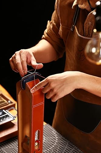 Miniatura 5 de ontto Funda de piel con 3 botones para llaves de automóvil para Mitsubishi Outlander 2022 2023, accesorios para llavero remoto inteligente, funda