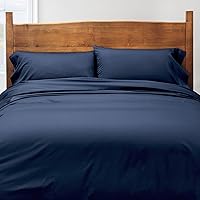 Vista 4 de Cuddledown Heritage - Funda de edredón 100% algodón Calidad Premium Tejido de satén ultrasuave Transpirable Cierre de botones Queen