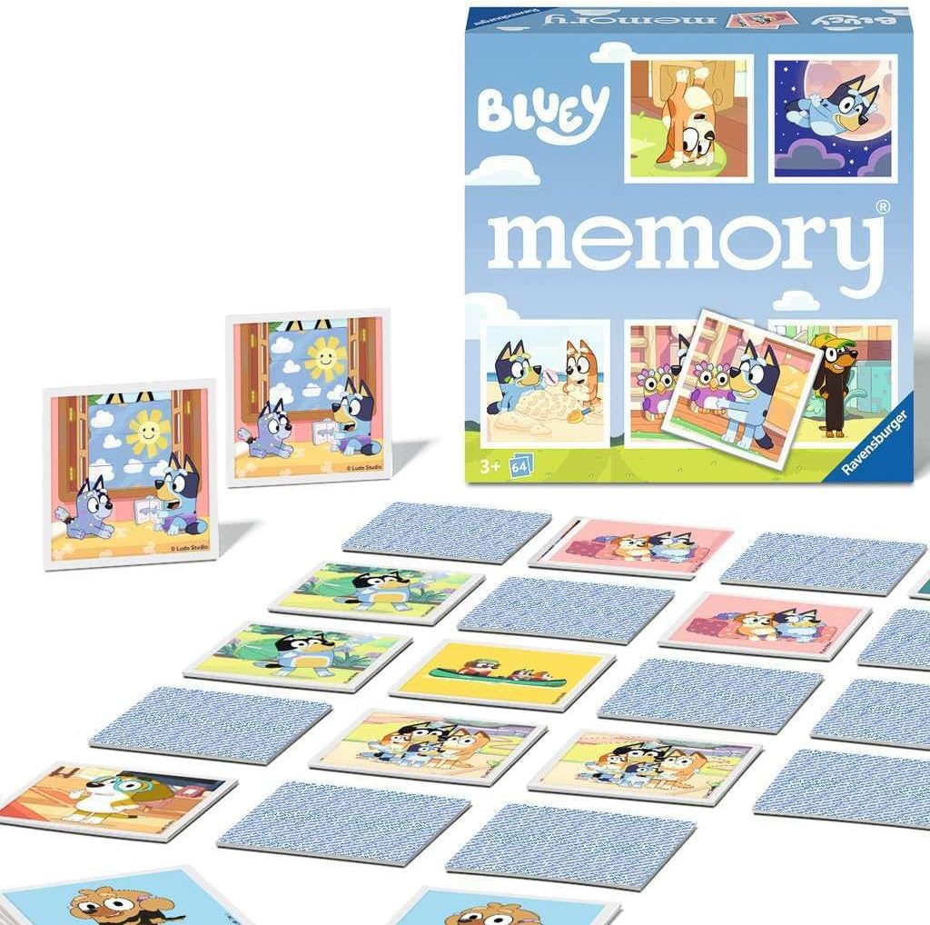 memory® Bluey - Gesellschaftsspiel & Brettspiel ab 3 Jahre