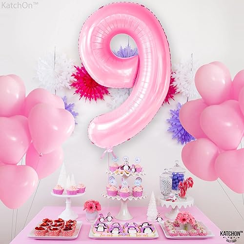 Miniatura 584 de KatchOn, Globo dorado gigante del número 8 de 40 pulgadas, globo dorado del número 8 para decoraciones de cumpleaños de 8 años para niñas