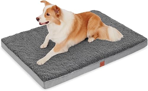 Cama ortopédica para perros grandes, cama impermeable para perros con funda extraíble lavable y parte inferior antideslizante, colchón de espuma