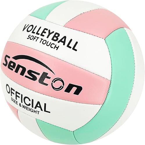 Miniatura 5 de Senston Voleibol Oficial Tamaño 5  Balón de voleibol suave impermeable para interiores y exteriores, para niños, jóvenes y adultos, juego de playa,