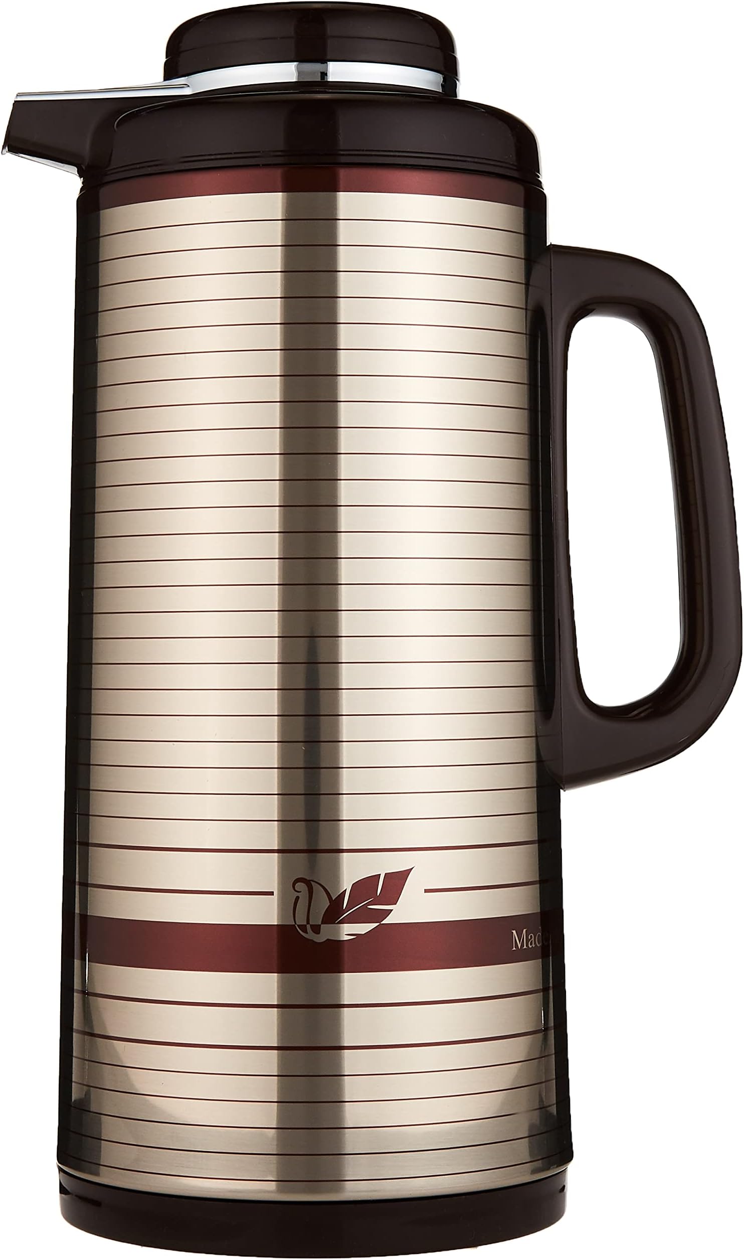PEACOCK JAPAN VACUUM FLASK CI SSSM دلة بيكوك اليابانية (BROWN, 1.3 L)