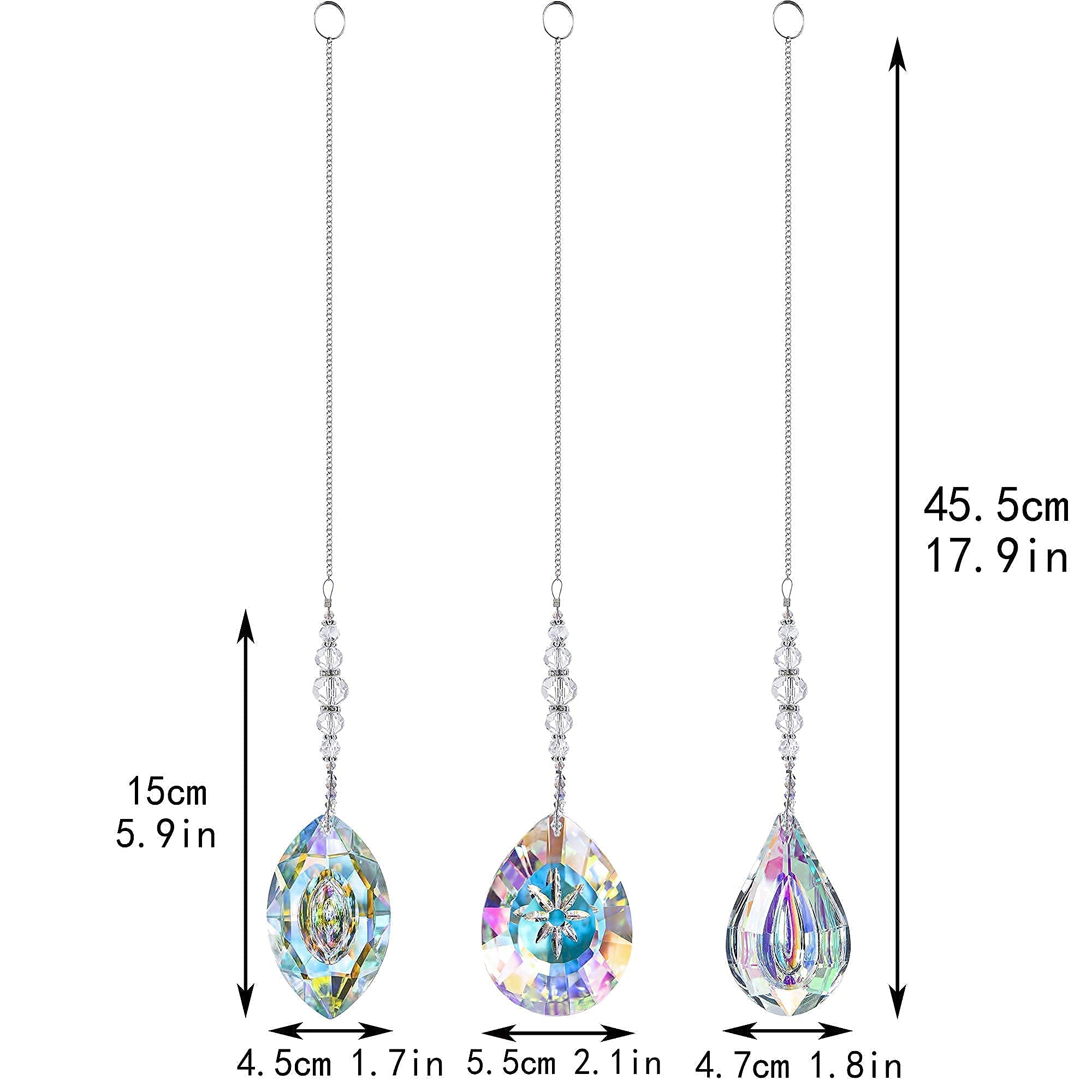 Crystalsuncatcher 20 stuks 1,75 inch/40 mm heldere kristallen bol prisma hanger zonnevanger voor Feng Shui/waarzeggerij of bruiloft/thuis/kantoordecoratie Crystalsuncatcher 20 stuks 1,75 inch/40 mm heldere kristallen bol prisma hanger zonnevanger voor Feng Shui/waarzeggerij of bruiloft/thuis/kantoordecoratie