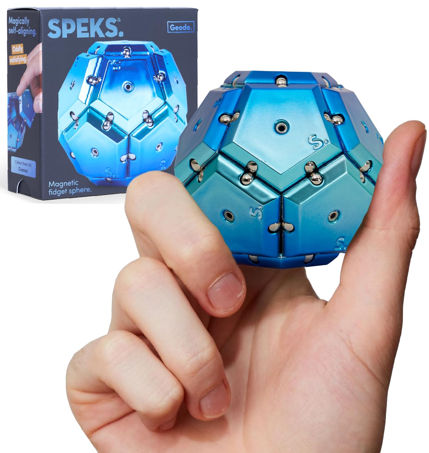 Amazon.com: Speks Geode Magnetic Fidget Toy | Sensory Desk Toy for