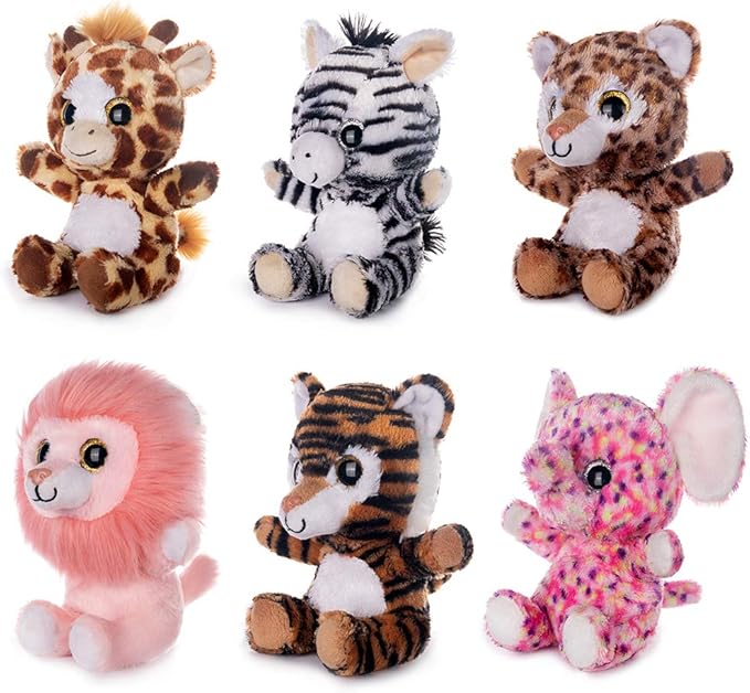 My OLi Peluche 7" Set de 6 Animales del Bosque miniatura 2