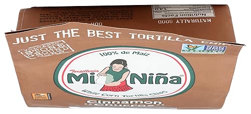 Miniatura 5 de Mi Nina Chips de tortilla de churros azucarados con canela, 12 onzas
