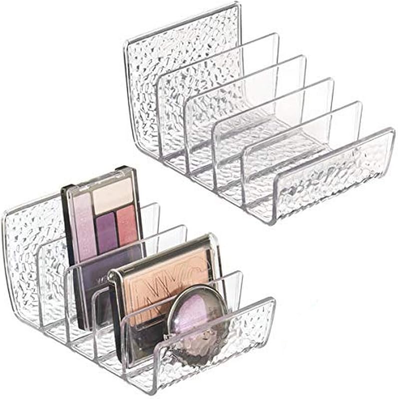 iDesign Organizador de Paletas de Cosméticos para Armário, Plástico, Conjunto com 2