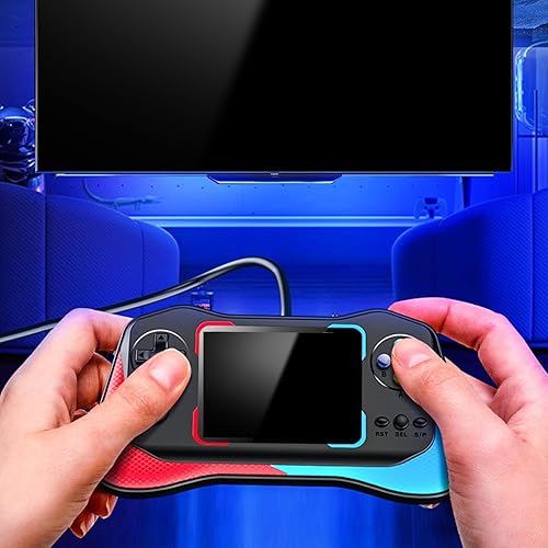 Miniatura 5 de Consola de juegos de mano retro, juguete electrónico, consola de juegos de mano con 500 juegos incorporados, pantalla HD de 3.5 pulgadas, regalo
