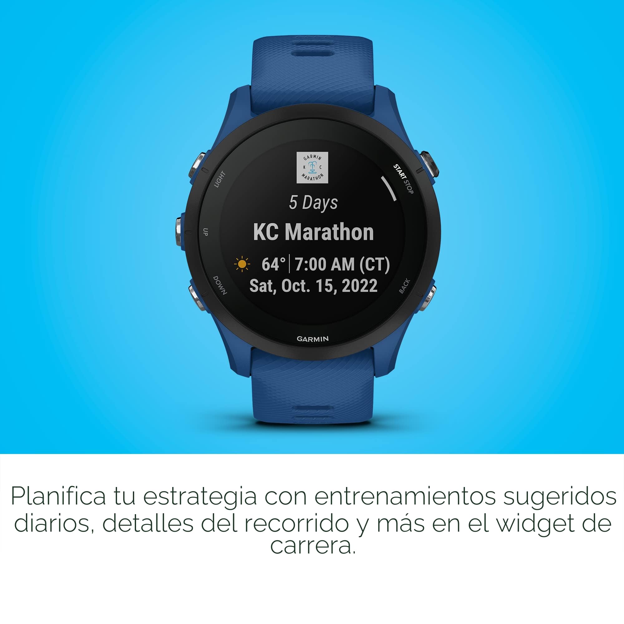 Amazon.com: Garmin Forerunner® 255, reloj inteligente GPS para