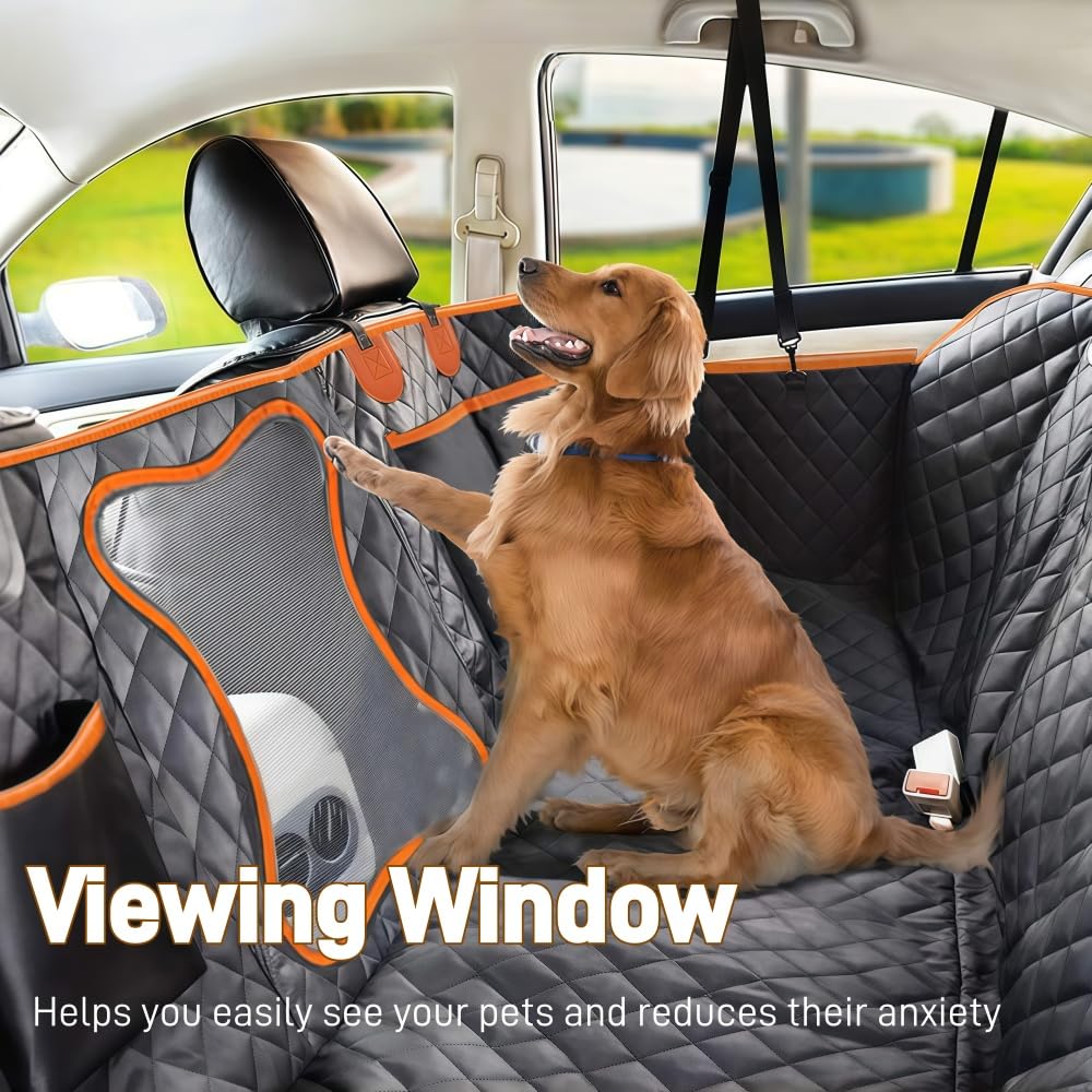 Housse Voiture Chien pour Cupra Raval Concept,Protection Voiture Chien Siege Arriere,Hamac pour Chien Voiture,Imperméable Anti-Rayures,Entretien Facile,137X147 cm