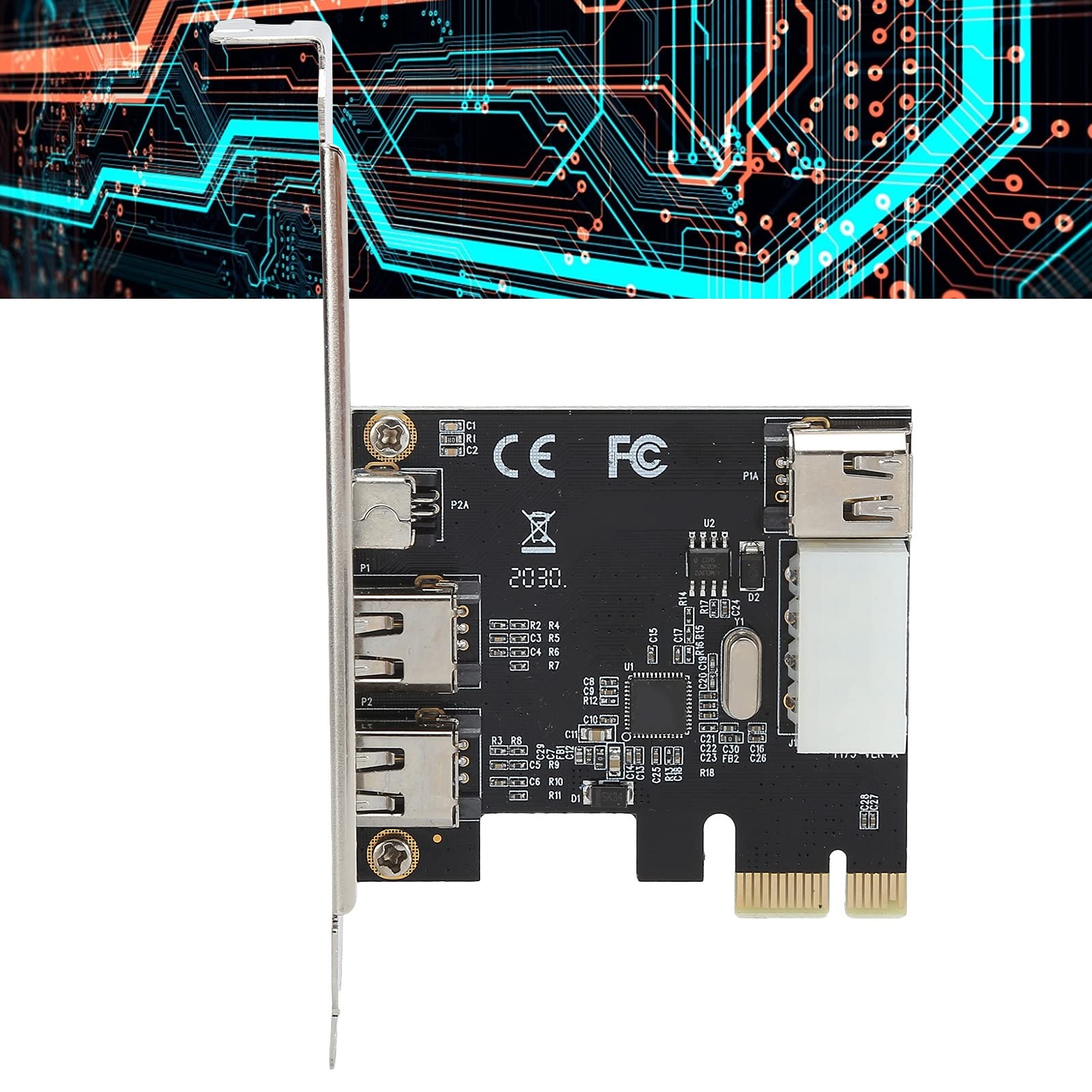 Scheda Controller PCI Express A IEEE 1394 - 7 Porte Firewire, Compatibile Con Windows 98SE A Win 8 - Foto 8