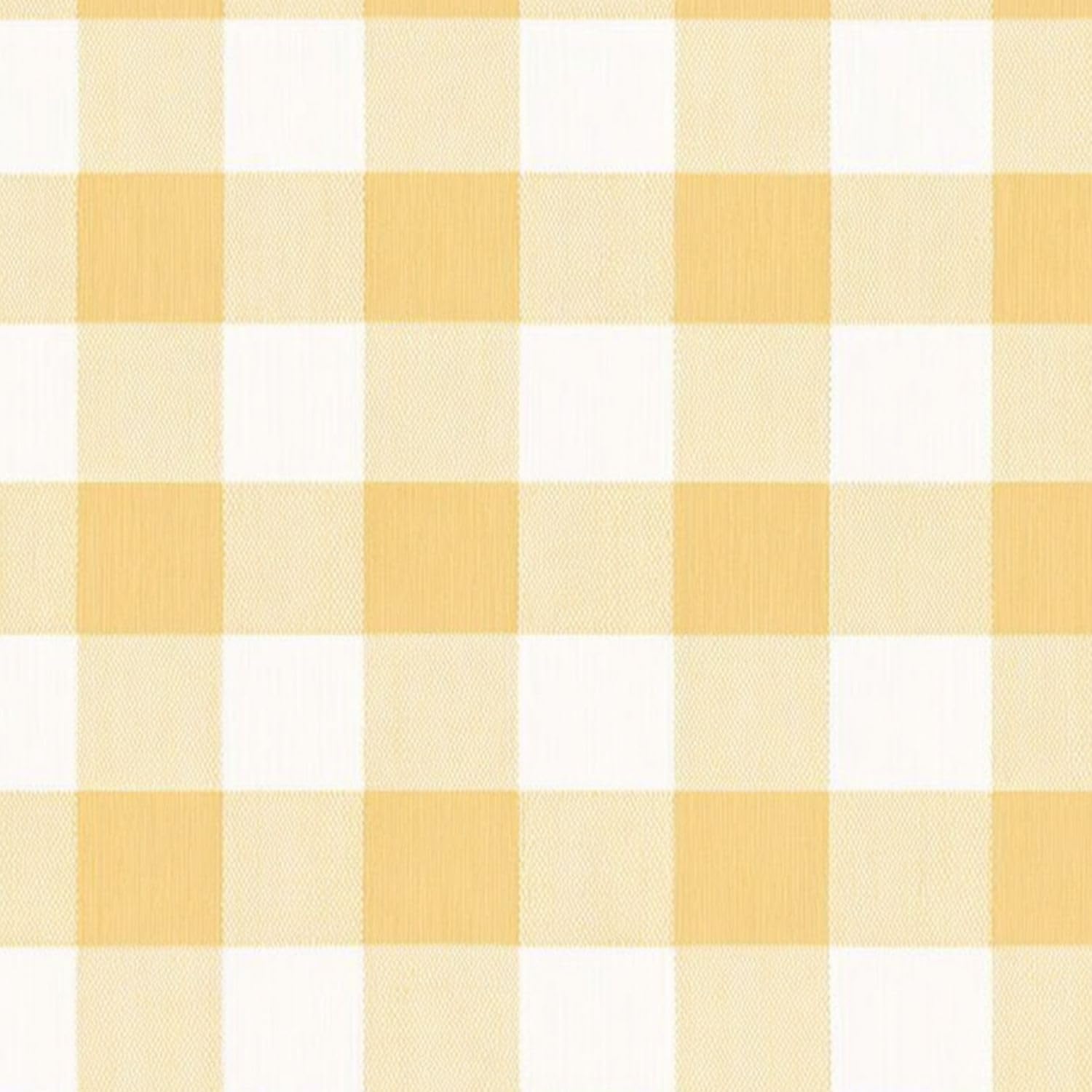 Deruinvaio Color8 Self Adhesive Feature Removable Yellow White Gingham Checkered For Home Decor Peel And Stick Vinyl Wallpaper Roll, Sticky Lining Paper For Bedroom, Living Room, Kitchen Walls