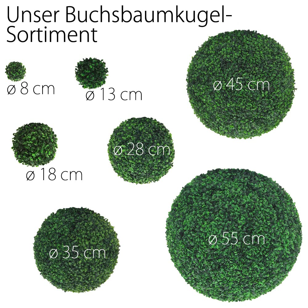 Decovego Buis au Boule Décoratif 35 cm Artificielle Plantes
