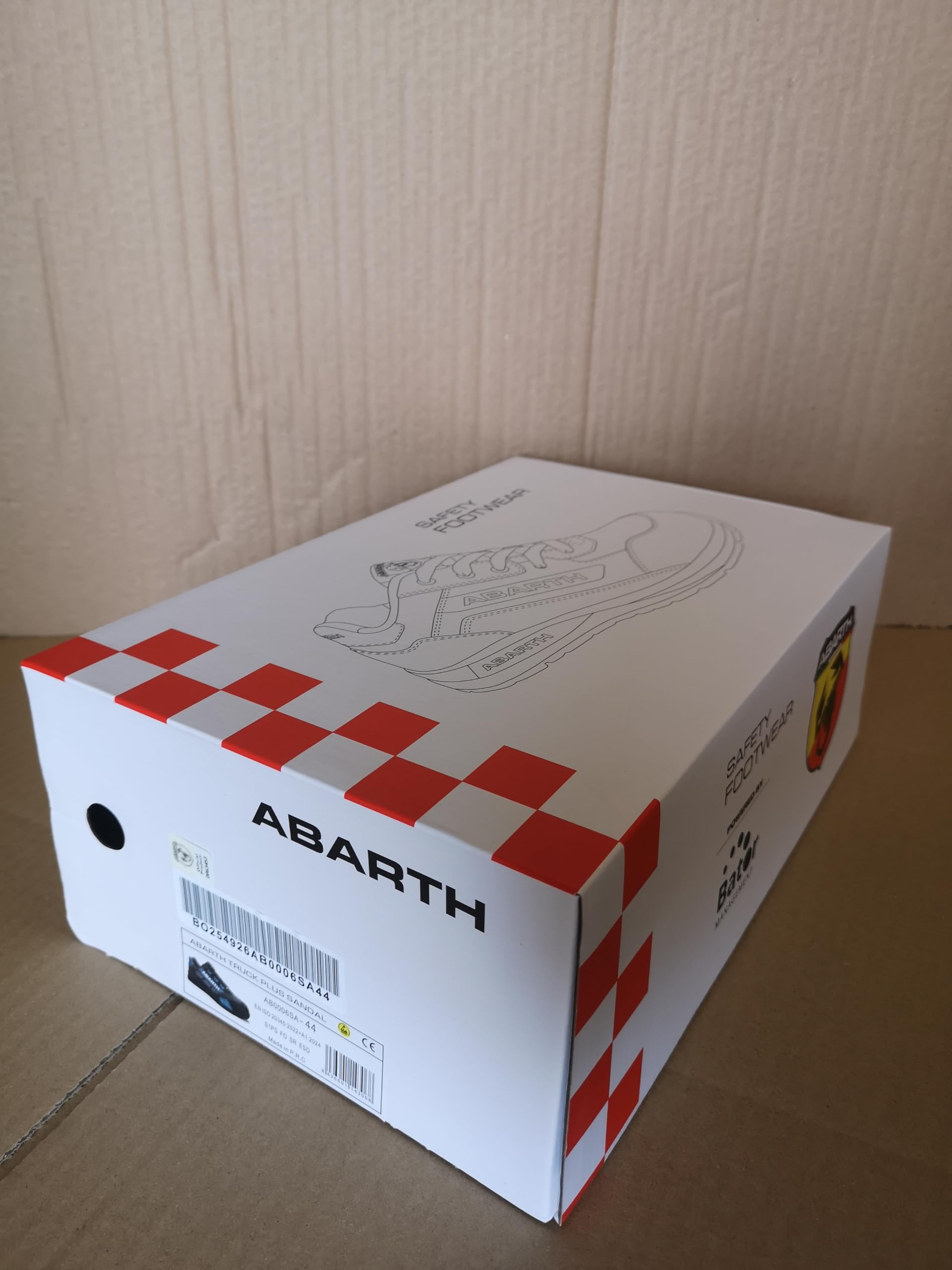 Abarth Safety Truck Plus Sandal S1PS Zapatillas de Trabajo de Seguridad con Cierre Rotativo