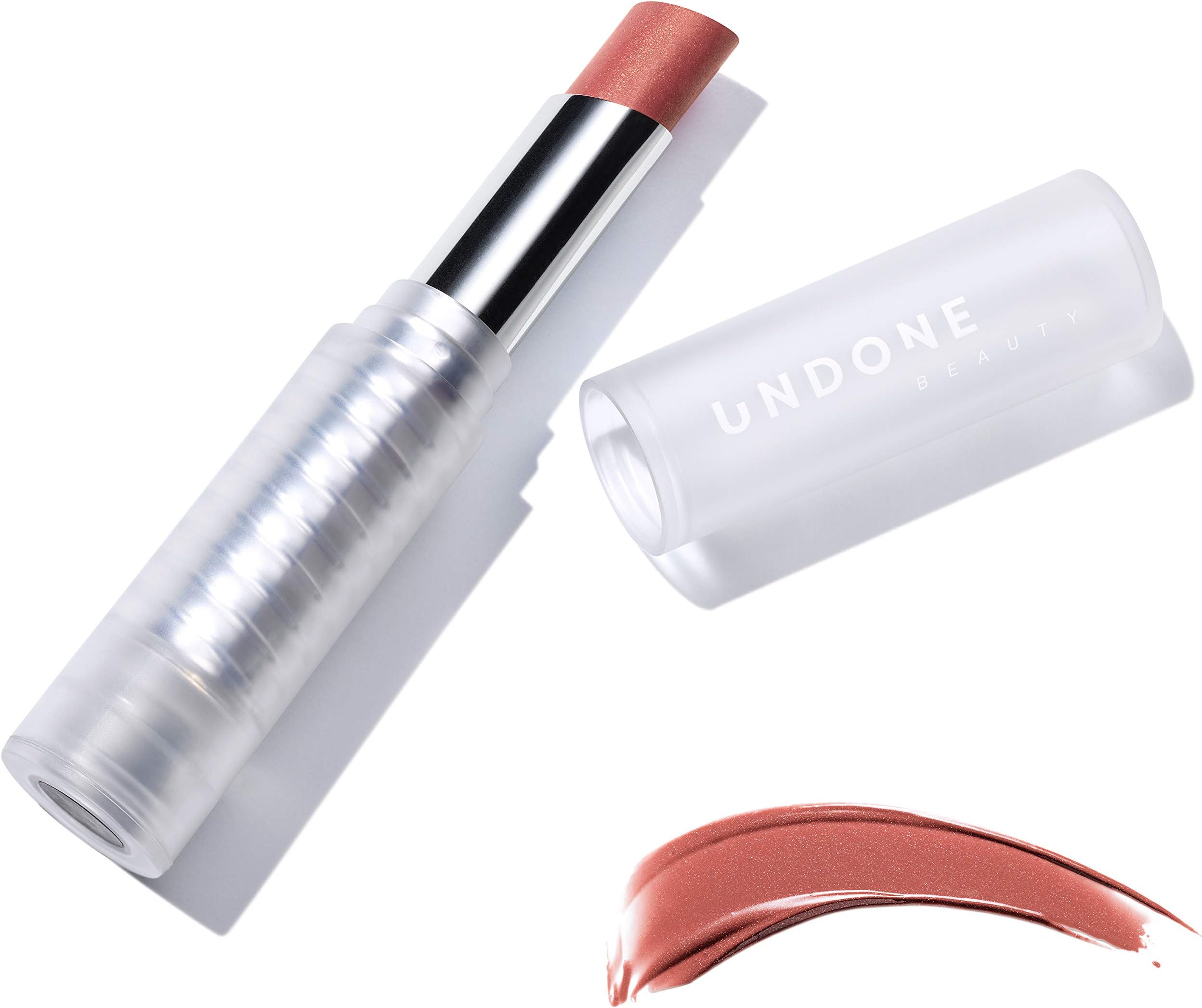 UNDONE BEAUTYLight on Lip Reflecting, Amplifying Lipstick with Sheer, Buildable, Hydrating Color and Aloe, Coconut & Volume Enhancing Pigment - Vegan and Paraben & Cruelty Free - Gosh Garnet