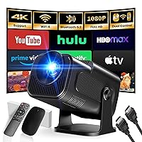 [App integrata] Proiettore 1920 * 1080P 4K Mini Proiettore Portatile 2026 Upgraded