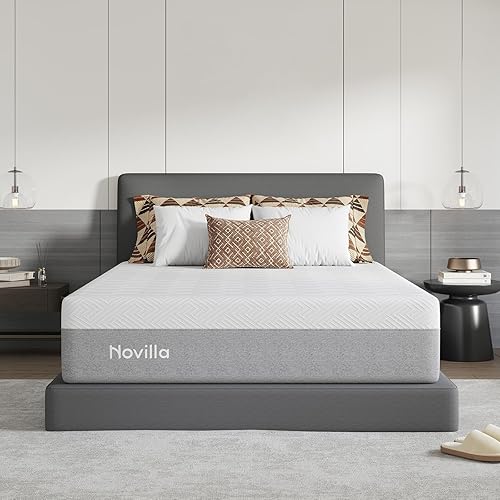 Novilla Mattress Queen Size, 14 Inch Gel Queen Memory Foam Mattress in a Box for Suppotive, Pressure Relieving & Plush Comfort, Bliss