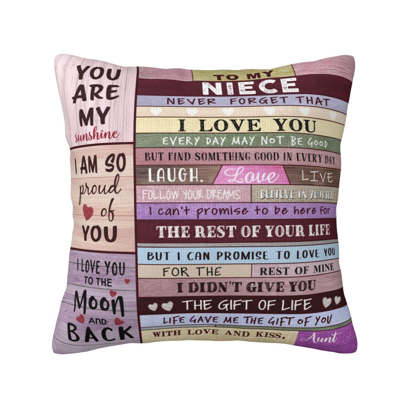 Portachiavi Personalizzato Per Nipote Da Zia, Con Incisione 'Never Stop Dreaming' In Acciaio Inox, Regalo Compleanno O Natale