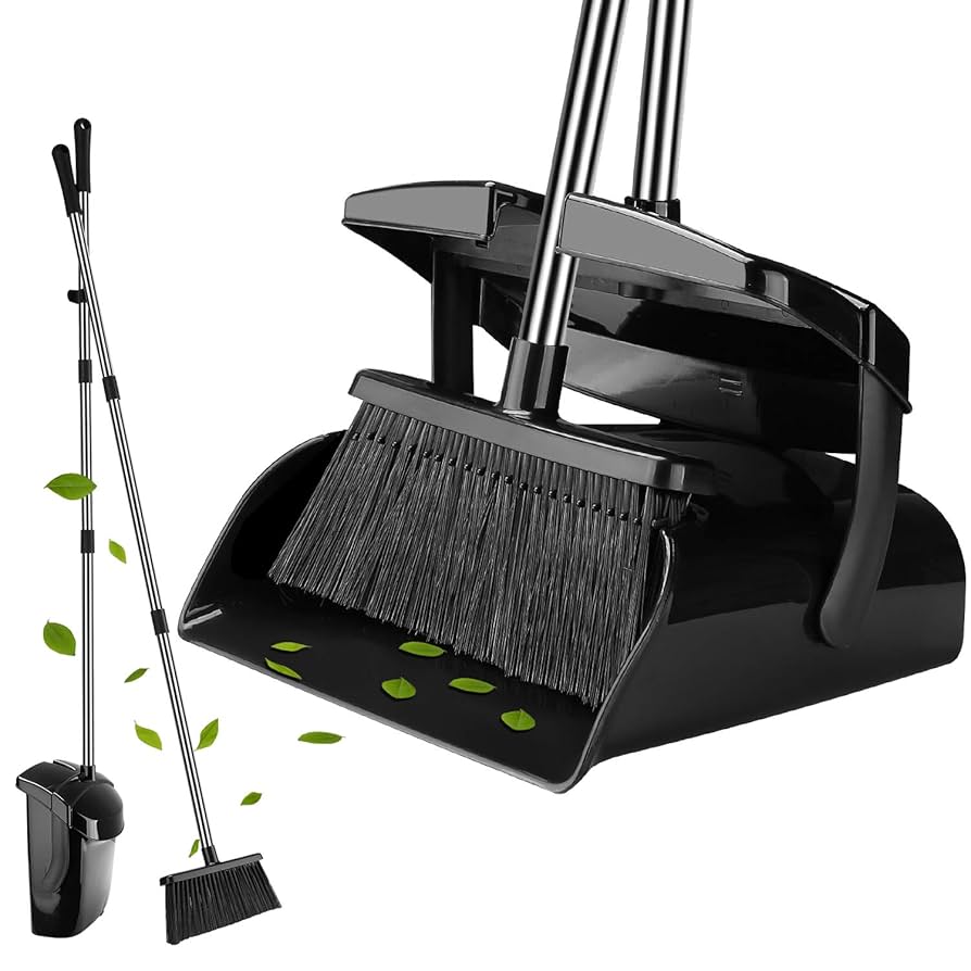 Amazon｜YaYbYc ほうき ちりとり セット 立て式 蓋付き防臭